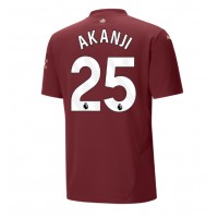 Camiseta Manchester City Manuel Akanji #25 Tercera Equipación Replica 2024-25 mangas cortas